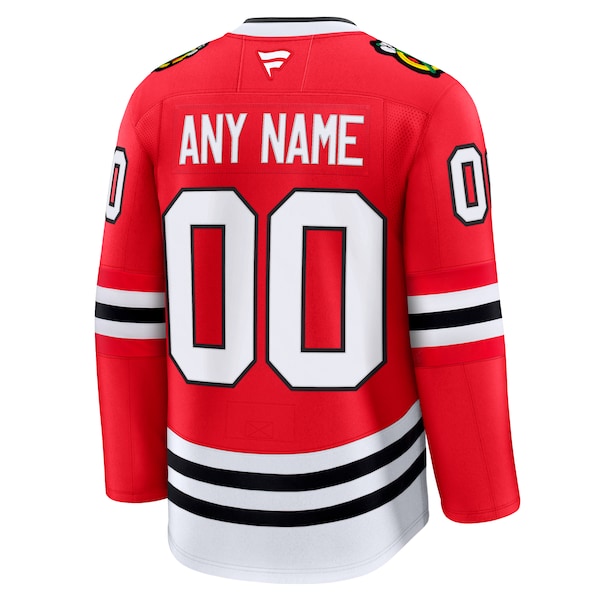 Chicago Blackhawks Home Premium Custom Jersey - Red/White - Image 3