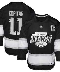 Anze Kopitar Los Angeles Kings Preschool Replica Player Jersey - Black/White