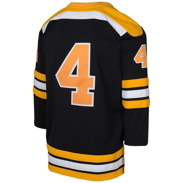 Bobby Orr Boston Bruins Youth Power Play Player Jersey - Black - Image 3