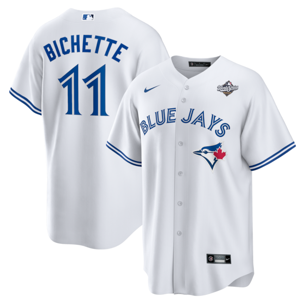 Bo Bichette Toronto Blue Jays Nike 2025 World Series Home Replica Player Jersey - White