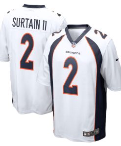 Patrick Surtain II Denver Broncos Nike  Game Jersey - White