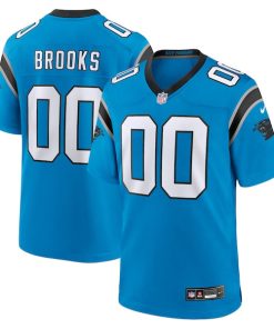 Jonathon Brooks Carolina Panthers Nike 2024 NFL Draft Alternate Game Player Jersey - Blue