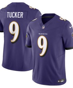 Justin Tucker Baltimore Ravens Nike Vapor F.U.S.E. Limited Jersey - Purple