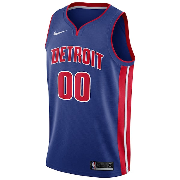 Detroit Pistons Nike Swingman Custom Jersey Blue - Icon Edition - Image 2