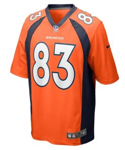 Alternative view of Michael Bandy Denver Broncos Nike Team Game Jersey -  Orange