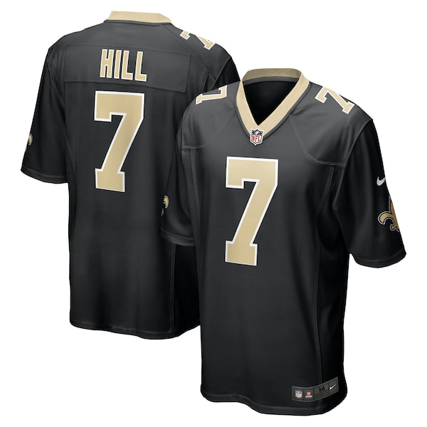 Taysom Hill New Orleans Saints Nike Game Jersey - Black/White - Image 6