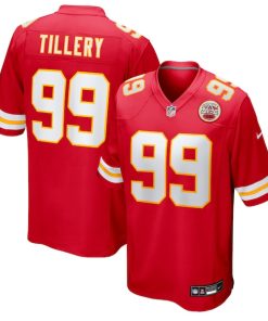 Jerry Tillery Kansas City Chiefs Nike Team Game Jersey - Red