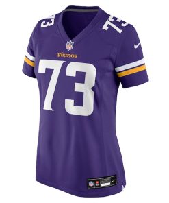 Alternative view of Walter Rouse Minnesota Vikings Nike Women's Team Game Jersey -  Purple