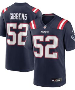 Jack Gibbens New England Patriots Nike Team Game Jersey -  Navy