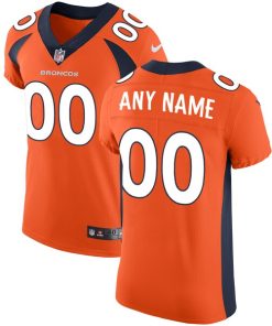 Denver Broncos Nike Vapor Untouchable Custom Elite Jersey - Orange