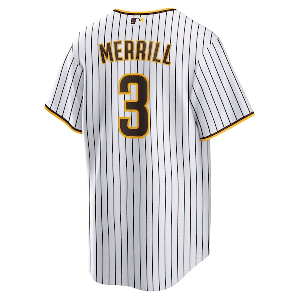 Jackson Merrill San Diego Padres Nike Home Replica Jersey - White - Image 3