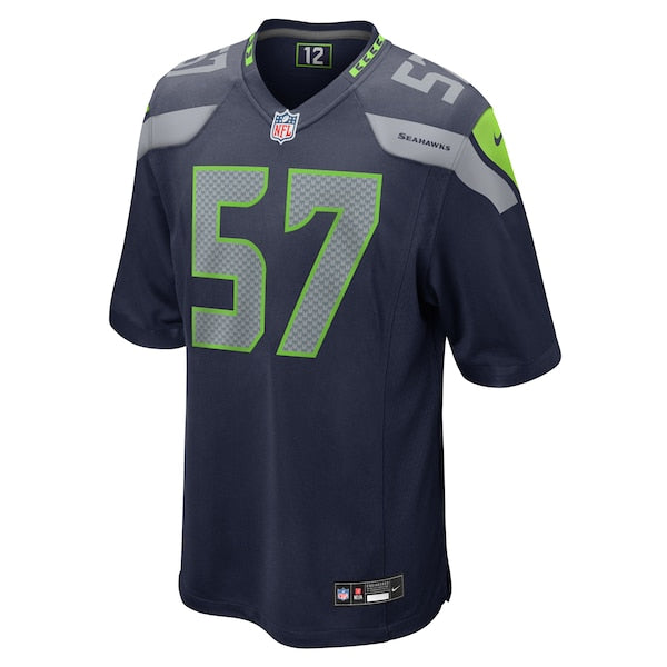 Frank Clark Seattle Seahawks Nike Game Jersey - College Navy - Image 2