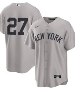 Giancarlo Stanton New York Yankees Nike Road Replica Jersey - Gray