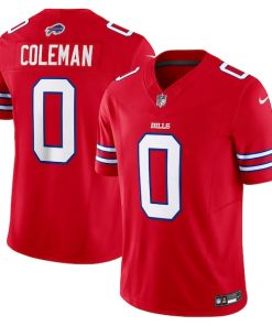Alternative view of Keon Coleman Buffalo Bills Nike Alternate  Vapor F.U.S.E. Limited Jersey - Red/Royal