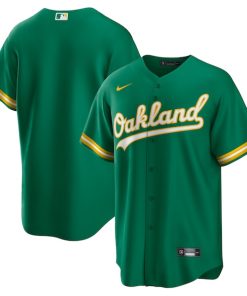 Oakland Athletics Nike Alternate Replica Team Jersey - Green