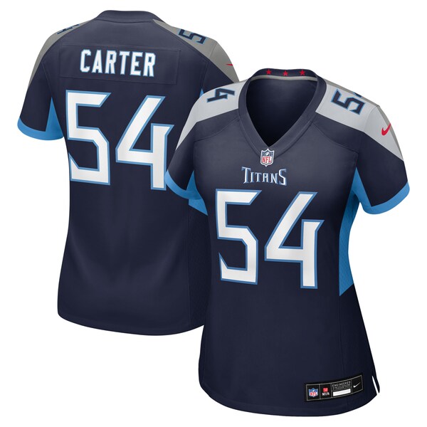 Lorenzo Carter Tennessee Titans Nike Women's Team Game Jersey - Navy