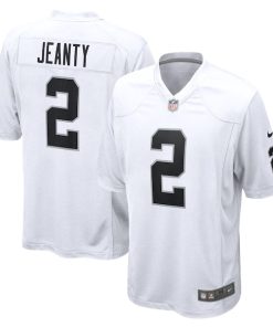 Ashton Jeanty Las Vegas Raiders Nike Game Jersey -  White/Black