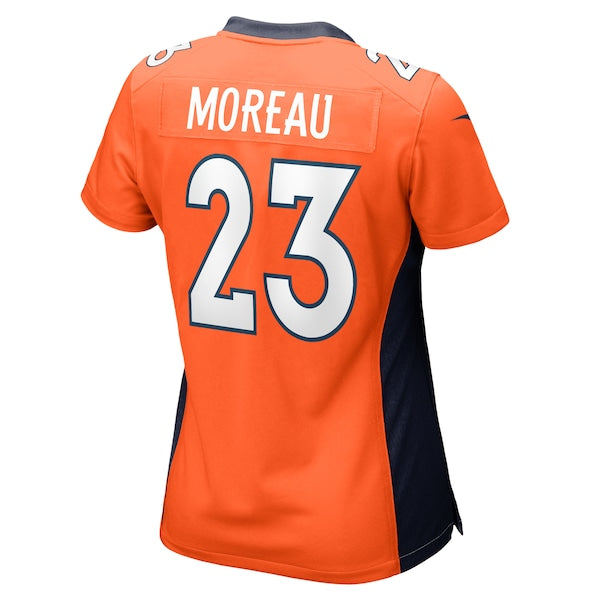 Fabian Moreau Denver Broncos Nike Women's Team Game Jersey - Orange - Image 3