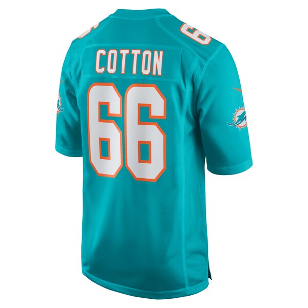 Lester Cotton Sr. Miami Dolphins Nike Home Game Player Jersey - Aqua - Image 4
