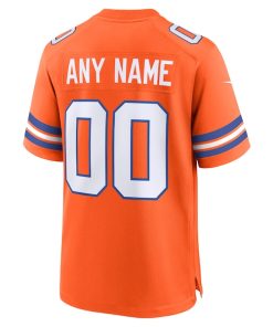 Alternative view of Denver Broncos Nike Youth 2nd Alternate Custom Replica Jersey - Orange