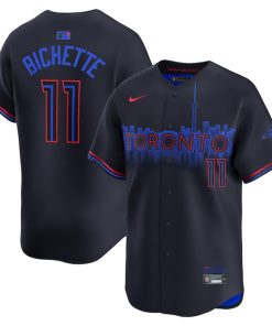 Bo Bichette Toronto Blue Jays Nike 2024 City Connect Limited Player Jersey - Black