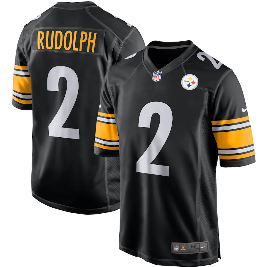 Mason Rudolph Pittsburgh Steelers Nike Game Jersey - Black