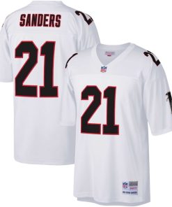 Deion Sanders Atlanta Falcons Big & Tall 1992 Retired Player Replica Jersey - White