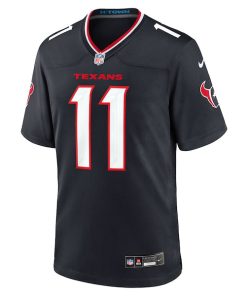 Alternative view of Tremon Smith Houston Texans Nike Team Game Jersey -  Navy