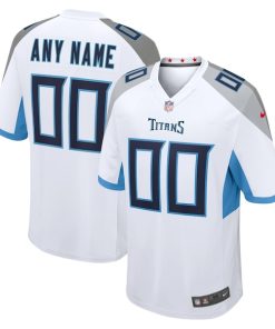 Tennessee Titans Nike Custom Game Jersey - White