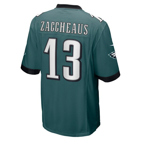 Olamide Zaccheaus Philadelphia Eagles Nike Men's Game Jersey - Midnight Green - Image 3