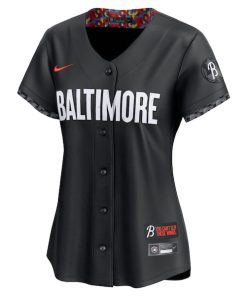 Alternative view of Adley Rutschman Baltimore Orioles Nike Women's City Connect Limited Player Jersey - Black