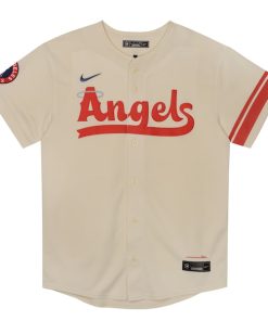Alternative view of Los Angeles Angels Nike Preschool City Connect Jersey - Cream