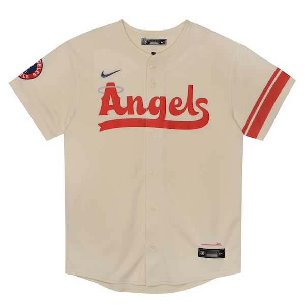 Los Angeles Angels Nike Preschool City Connect Jersey - Cream - Image 2