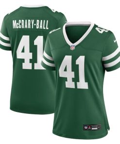 Marcelino McCrary-Ball New York Jets Nike Women's Team Game Jersey - Legacy Green