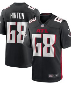 Kyle Hinton Atlanta Falcons Nike Team Game Jersey -  Black
