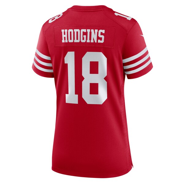 Isaiah Hodgins San Francisco 49ers Nike Women's Team Game Jersey - Scarlet - Image 3