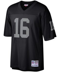 Alternative view of Jim Plunkett Las Vegas Raiders Retired Player Legacy Replica Jersey - Black