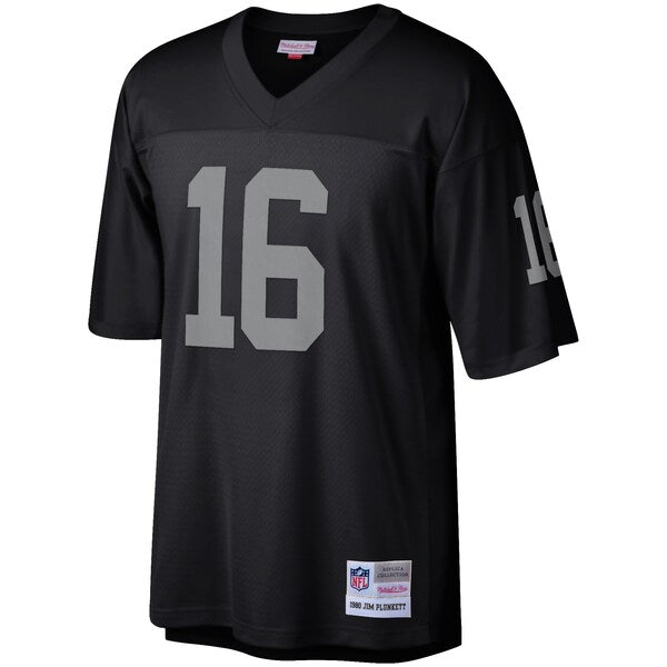 Jim Plunkett Las Vegas Raiders Retired Player Legacy Replica Jersey - Black - Image 2