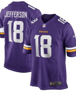 Justin Jefferson Minnesota Vikings Nike Player Game Jersey - Purple
