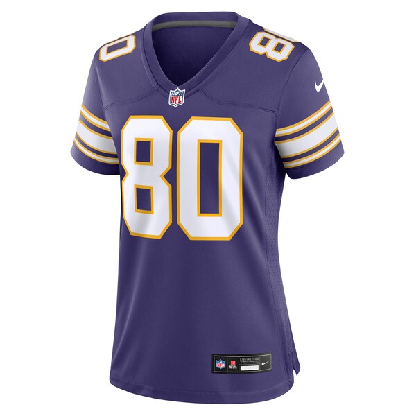 Cris Carter Minnesota Vikings Nike Women's Classic Retired Player Game Jersey - Purple - Image 2