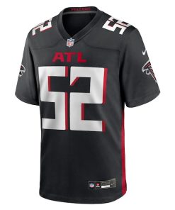 Alternative view of Jovaughn Gwyn Atlanta Falcons Nike Team Game Jersey -  Black