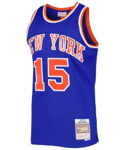 Alternative view of Earl Monroe New York Knicks 2001/02 Hardwood Classics Swingman Jersey - Blue