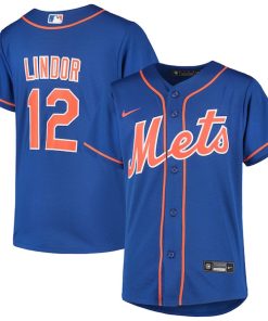 Francisco Lindor New York Mets Nike Youth Alternate Replica Player Jersey - Royal
