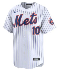 Alternative view of Ronny Mauricio New York Mets Nike Alternate Limited Player Jersey - White