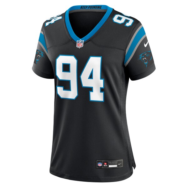 A'Shawn Robinson Carolina Panthers Nike Women's Game Jersey - Black - Image 2