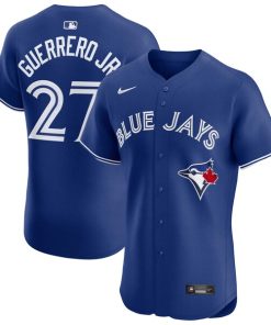 Alternative view of Vladimir Guerrero Jr. Toronto Blue Jays Nike Alternate Elite Player Jersey - Royal