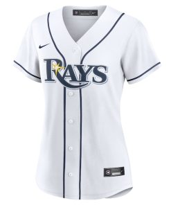 Alternative view of Tampa Bay Rays Nike Women's Home Custom Replica 2.0 Jersey - White