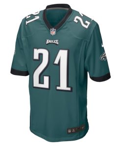 Alternative view of Sydney Brown Philadelphia Eagles Nike Team Game Jersey - Midnight Green