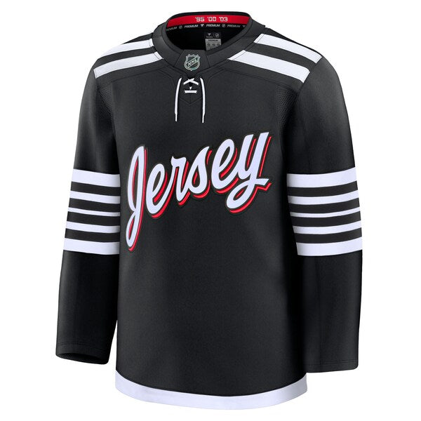 New Jersey Devils Alternate Premium Jersey - Black/Red/White - Image 3