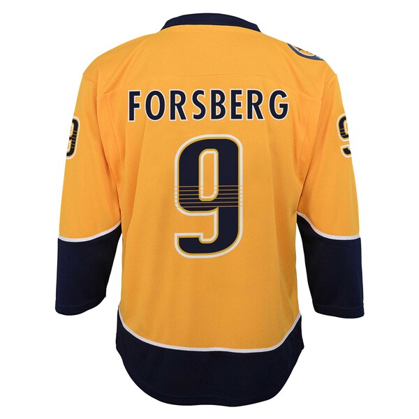 Filip Forsberg Nashville Predators Youth Home Replica Player Jersey - Gold - Image 2